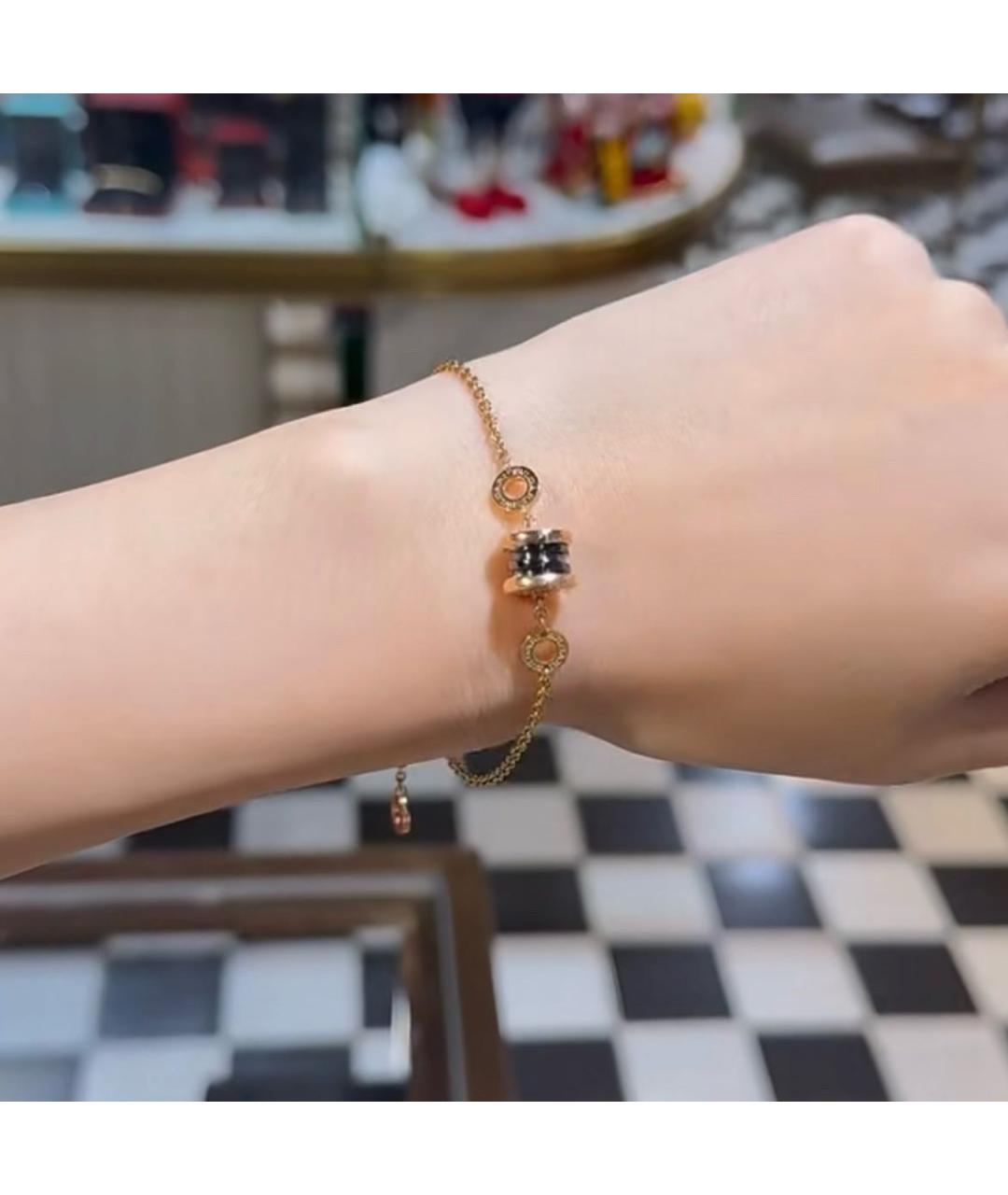 BVLGARI Золотой браслет из розового золота, фото 5