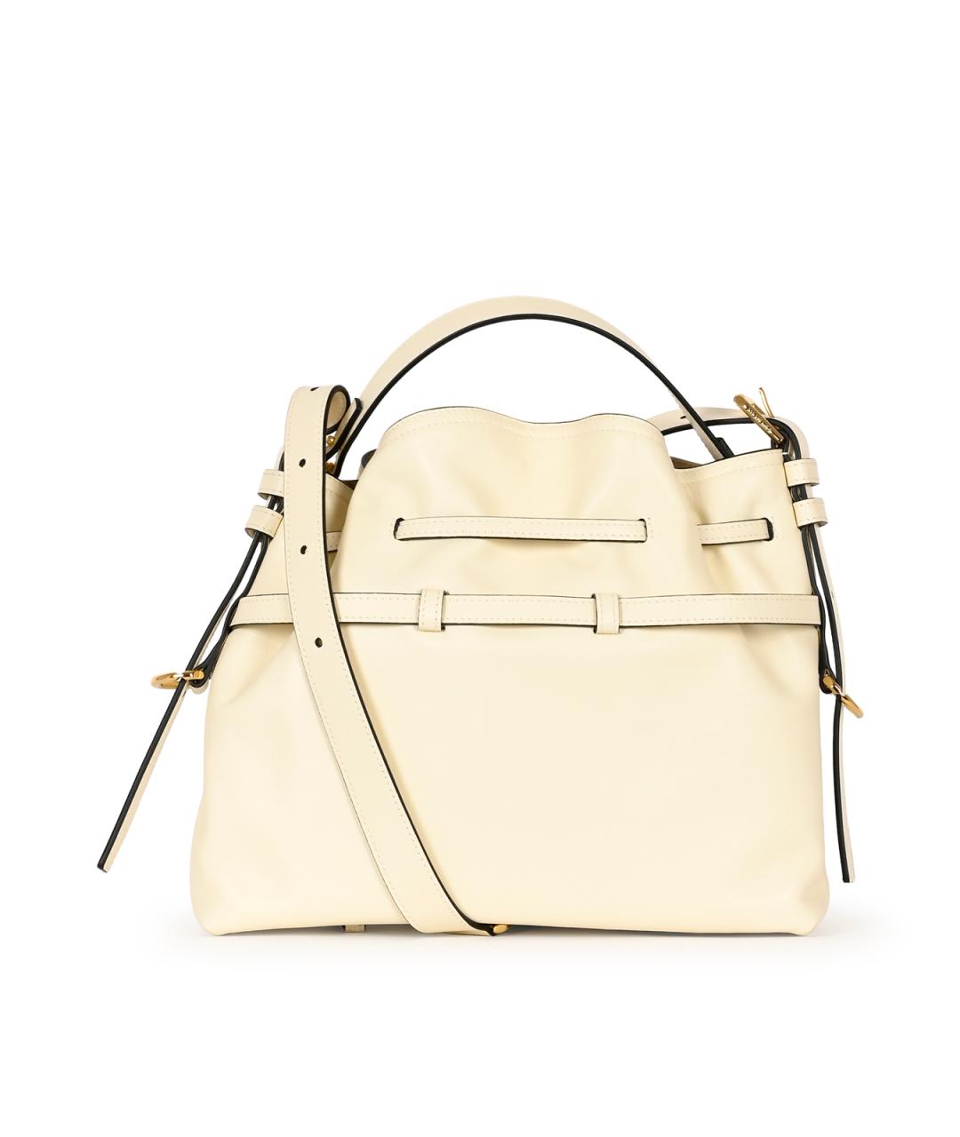 GIVENCHY Бежевая кожаная сумка через плечо, фото 5