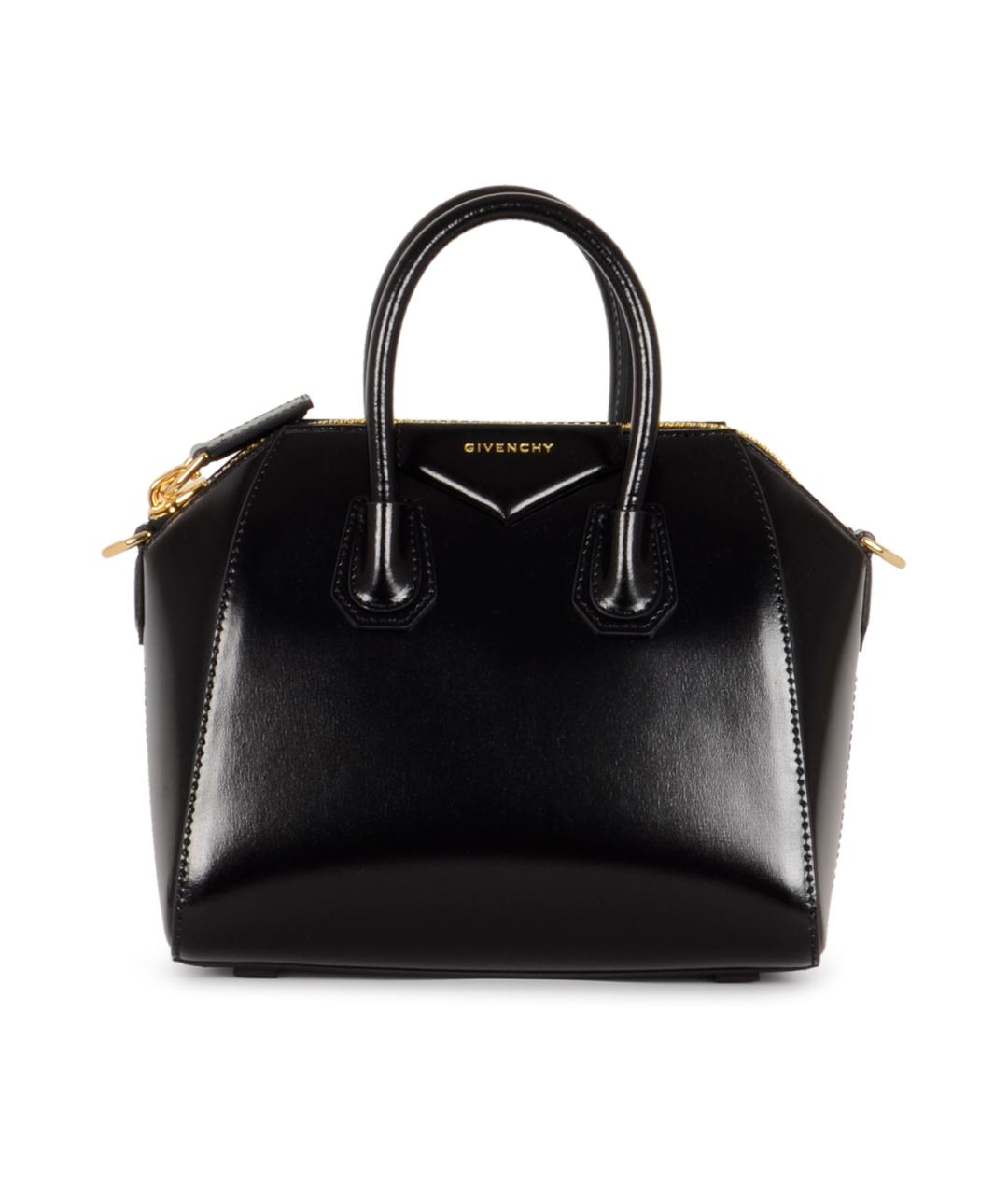GIVENCHY Черная кожаная сумка тоут, фото 1