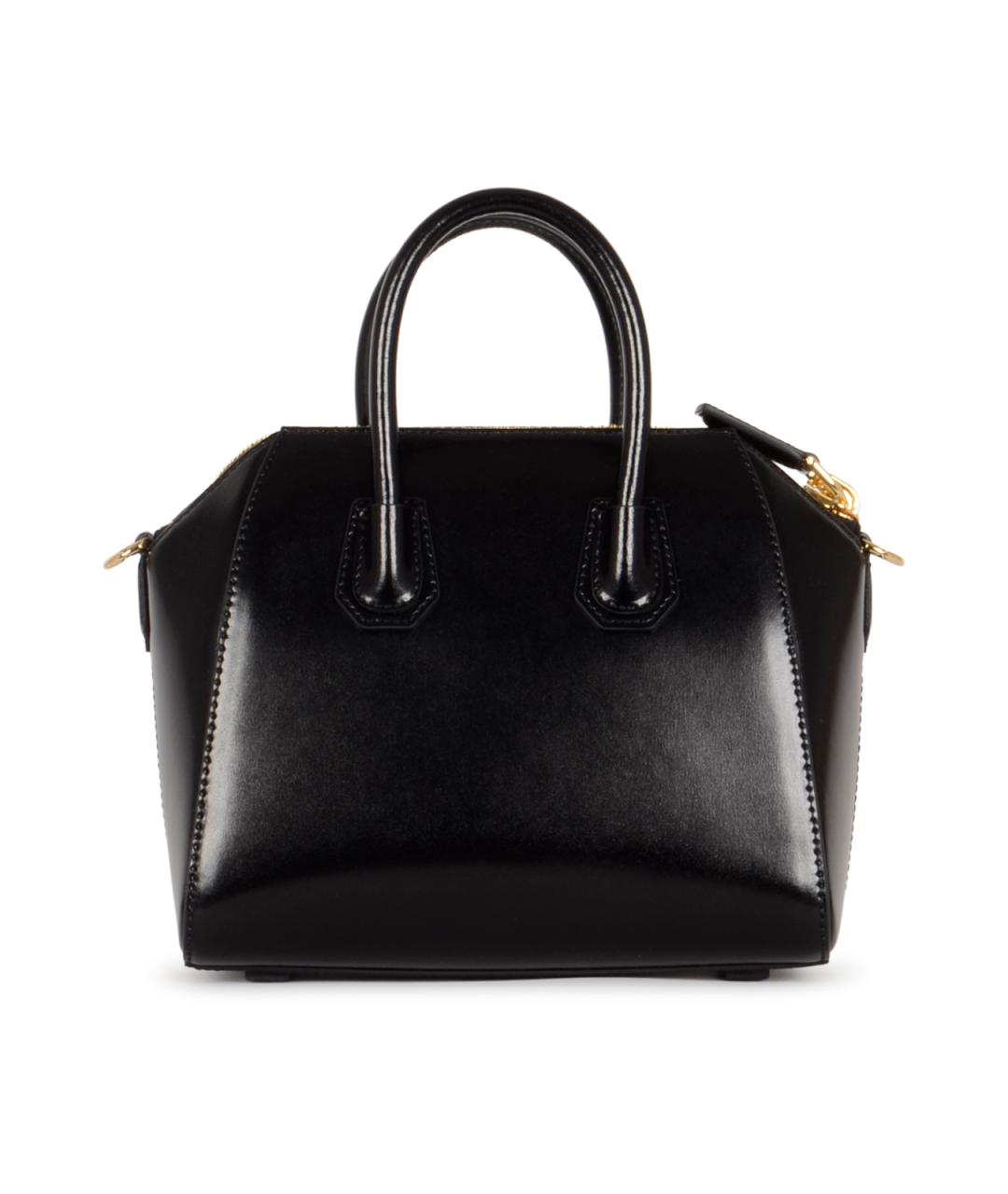GIVENCHY Черная кожаная сумка тоут, фото 3