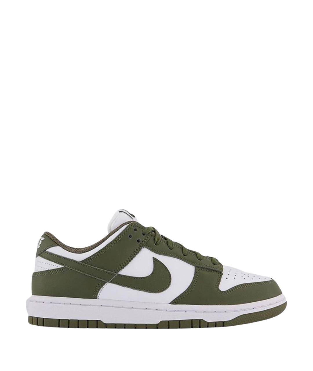 NIKE Зеленые кожаные кроссовки, фото 1