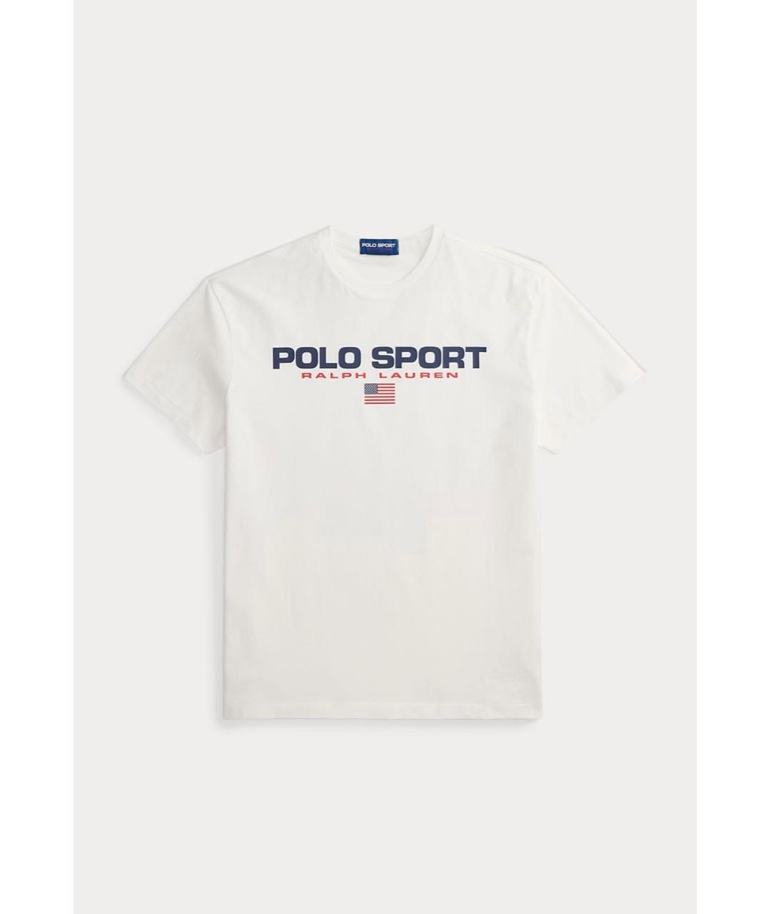 POLO RALPH LAUREN Белая хлопковая футболка, фото 7