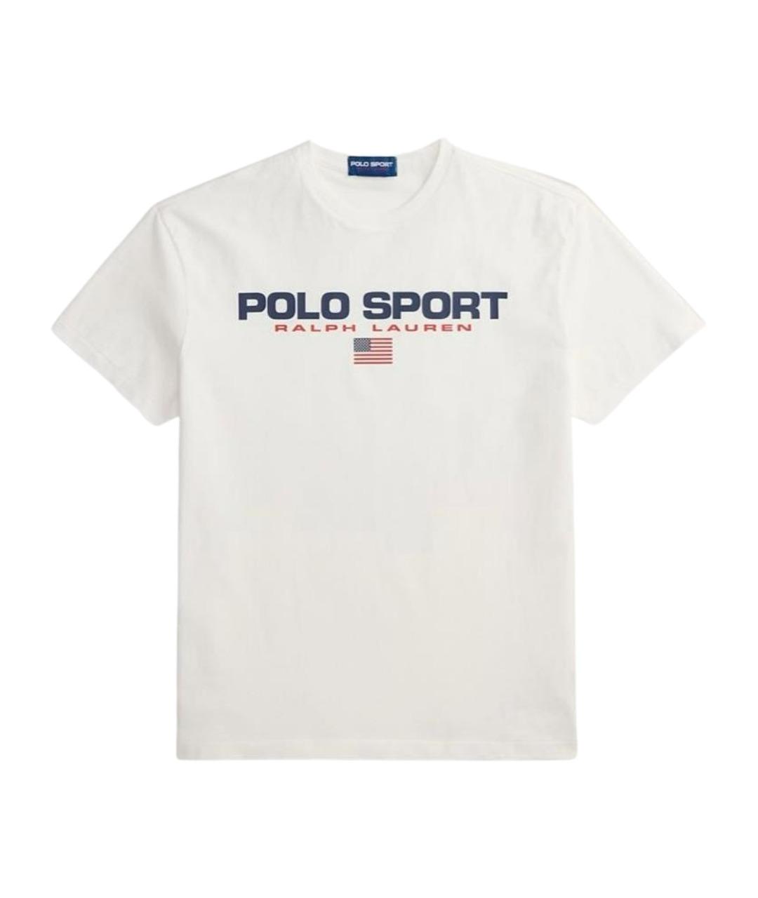 POLO RALPH LAUREN Белая хлопковая футболка, фото 1