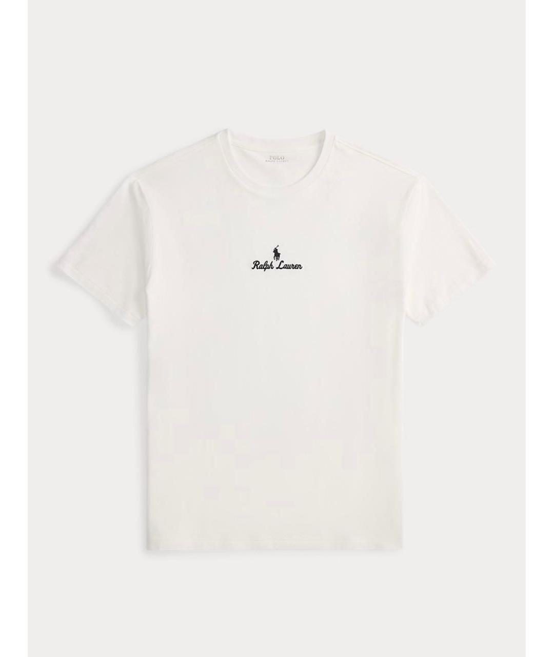POLO RALPH LAUREN Белая хлопковая футболка, фото 7