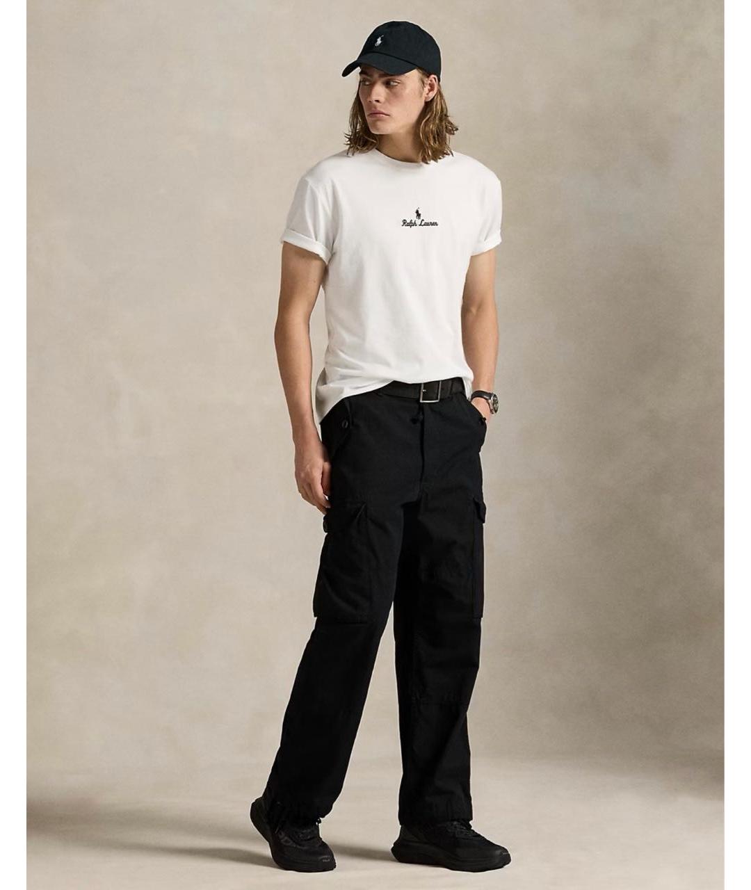 POLO RALPH LAUREN Белая хлопковая футболка, фото 2