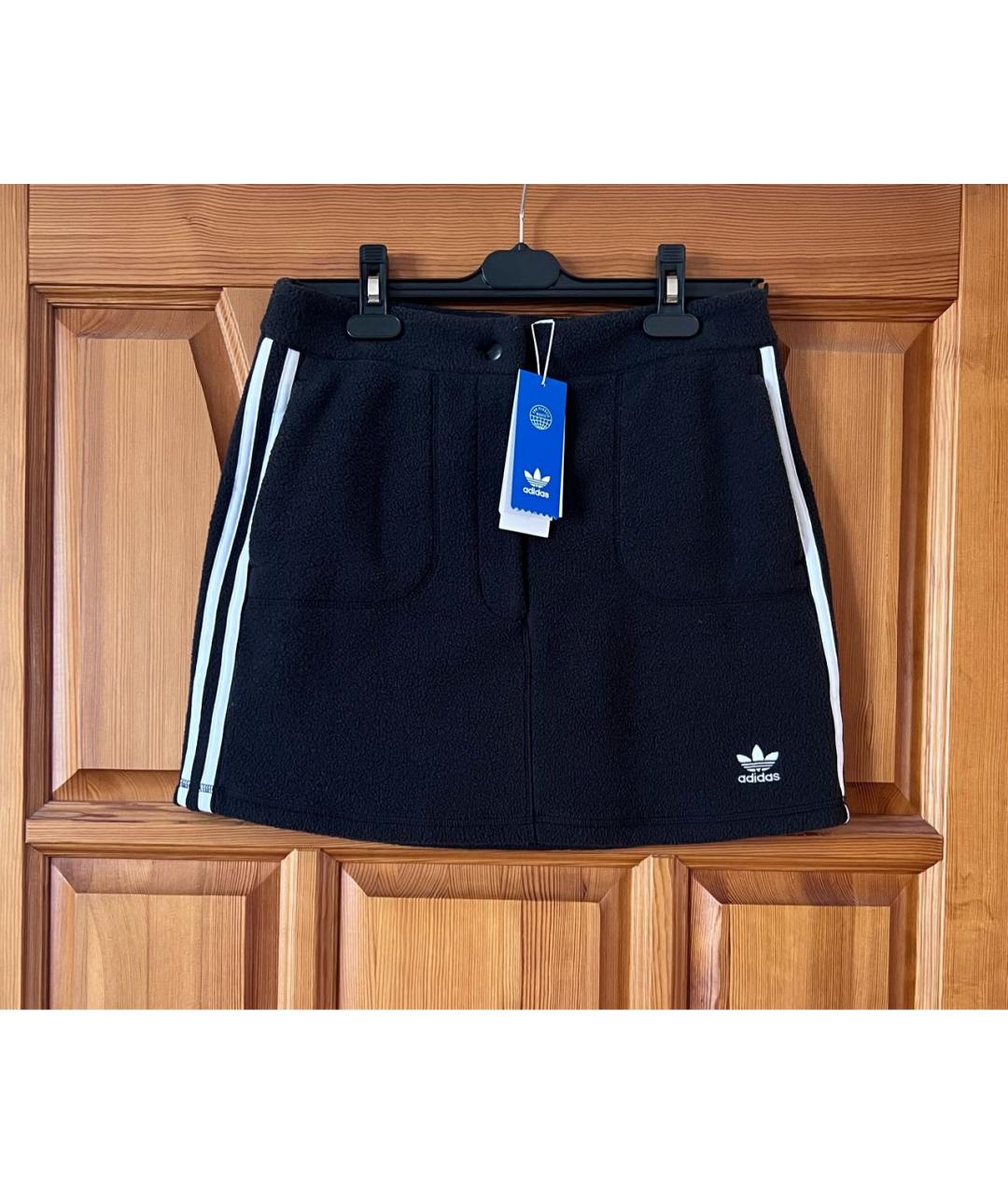 ADIDAS Черная юбка мини, фото 4
