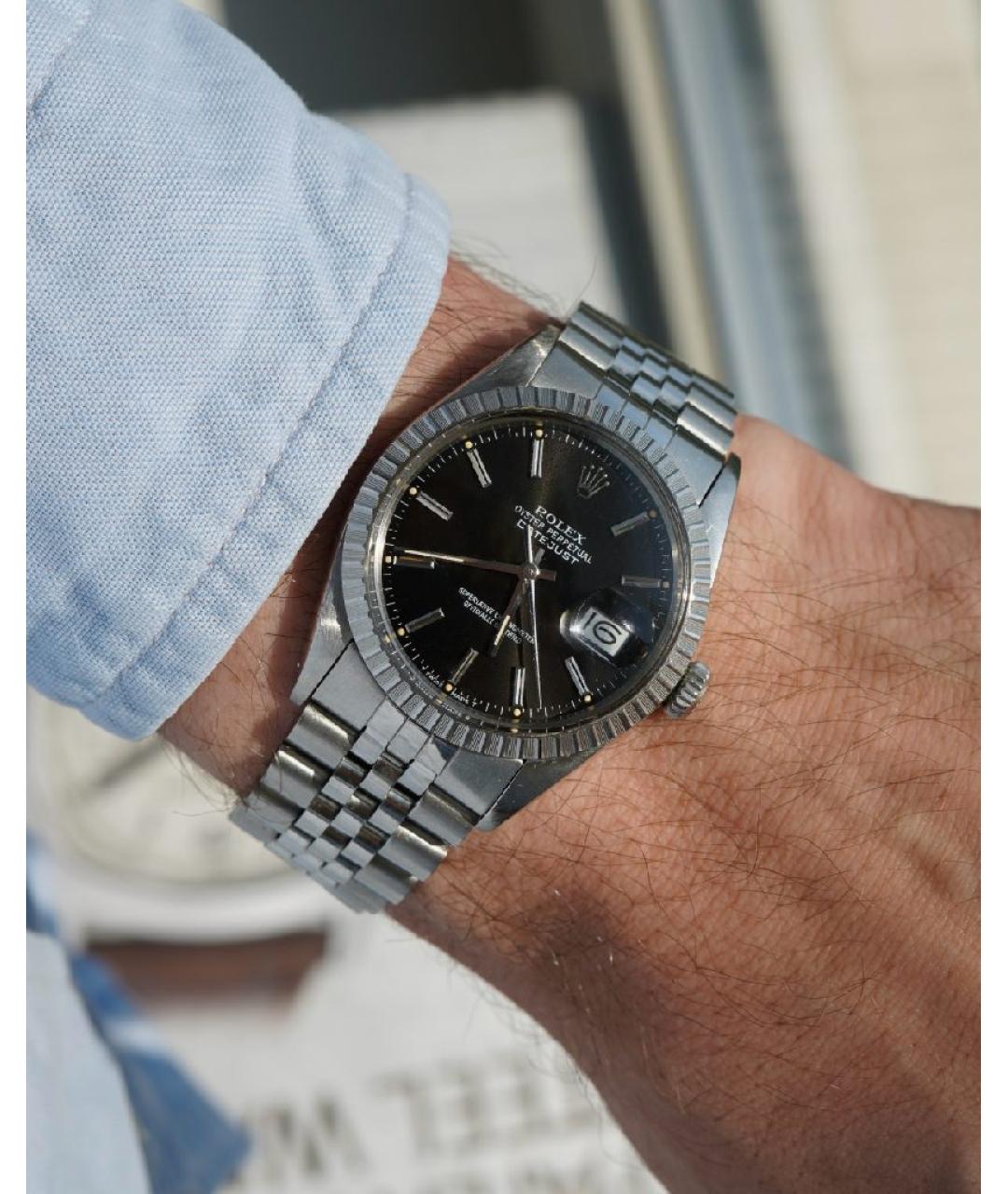ROLEX Черные часы, фото 7