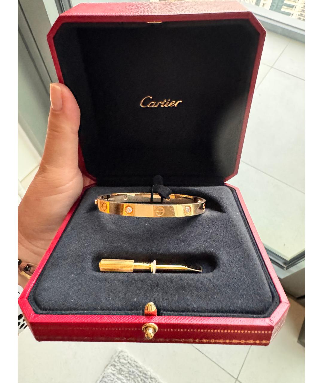 CARTIER Золотой браслет из желтого золота, фото 3
