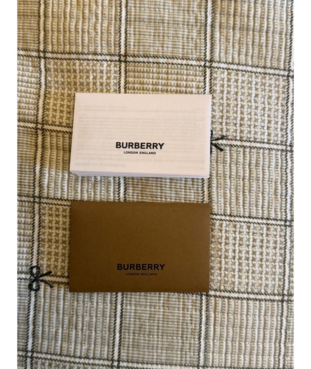 BURBERRY Белая тканевая сумка через плечо, фото 7