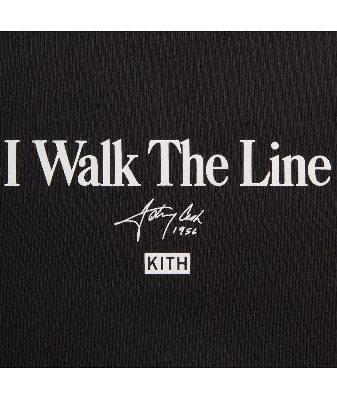 KITH Черная хлопковая футболка, фото 4