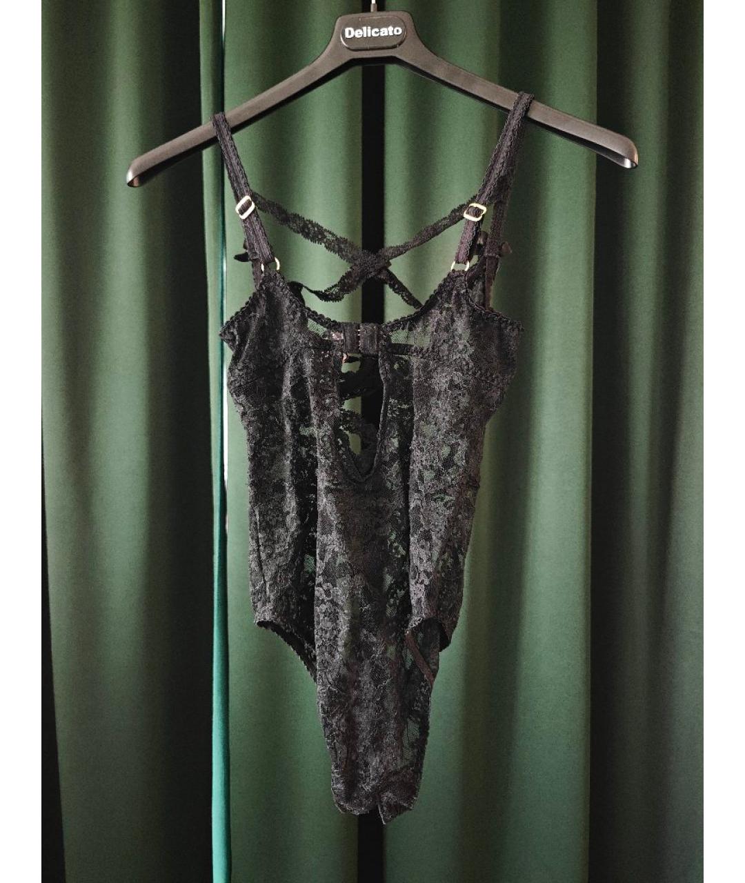 AGENT PROVOCATEUR Черное полиамидовое боди, фото 2