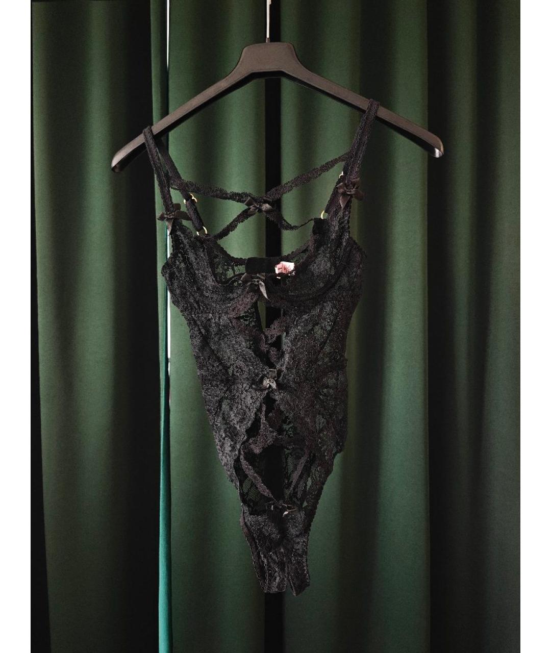 AGENT PROVOCATEUR Черное полиамидовое боди, фото 5