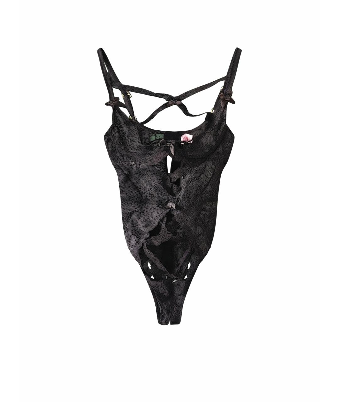 AGENT PROVOCATEUR Черное полиамидовое боди, фото 1