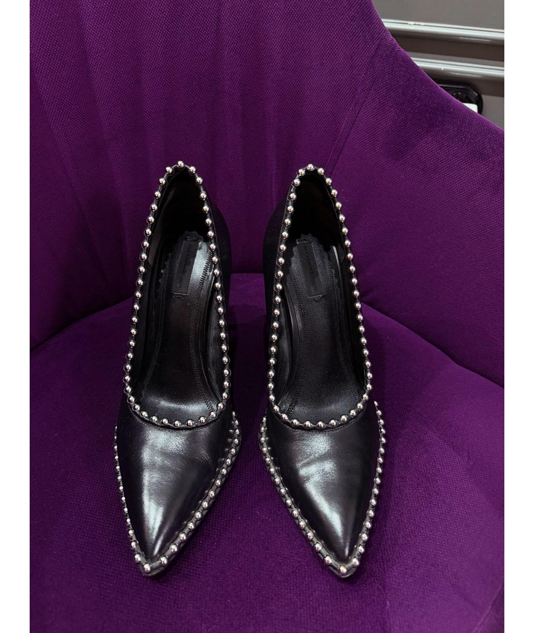 ALEXANDER WANG Черные кожаные туфли, фото 3