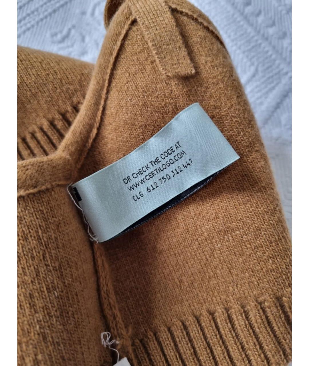 OFF-WHITE Коричневая майка, фото 7