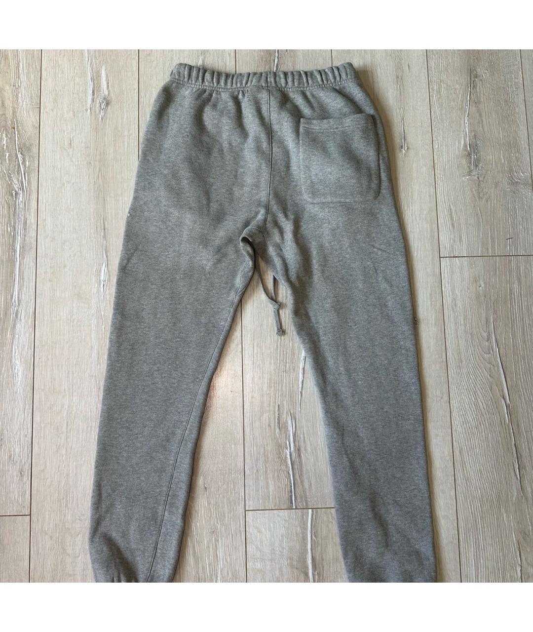FEAR OF GOD ESSENTIALS Серый хлопко-эластановый спортивный костюм, фото 2