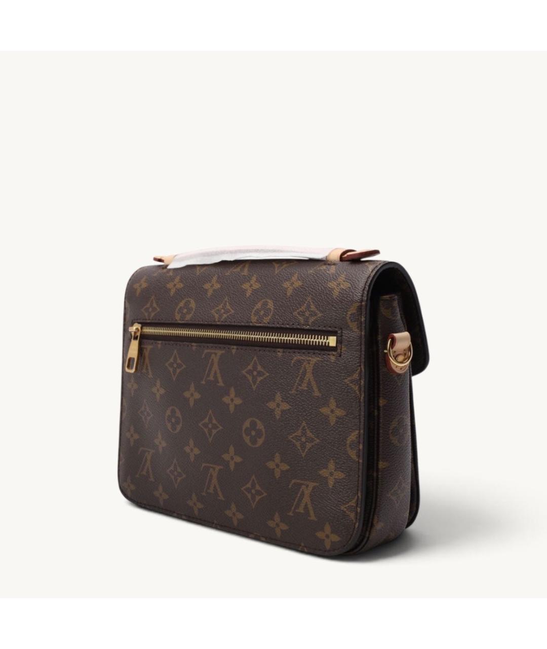 LOUIS VUITTON Коричневая сумка через плечо из канвы, фото 3