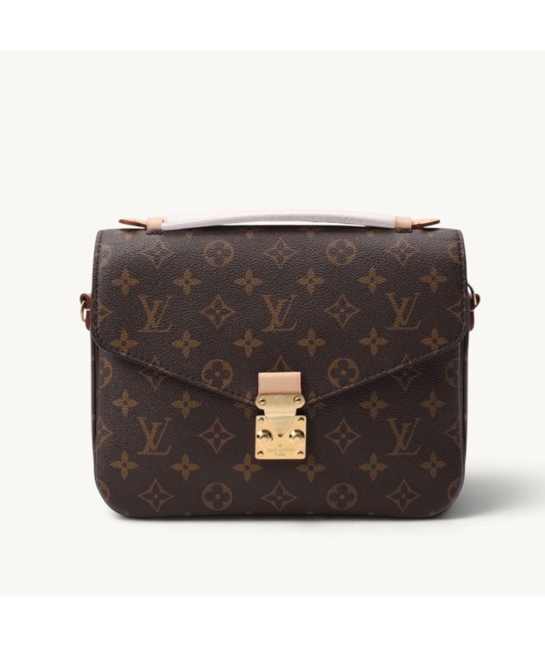 LOUIS VUITTON Коричневая сумка через плечо из канвы, фото 5