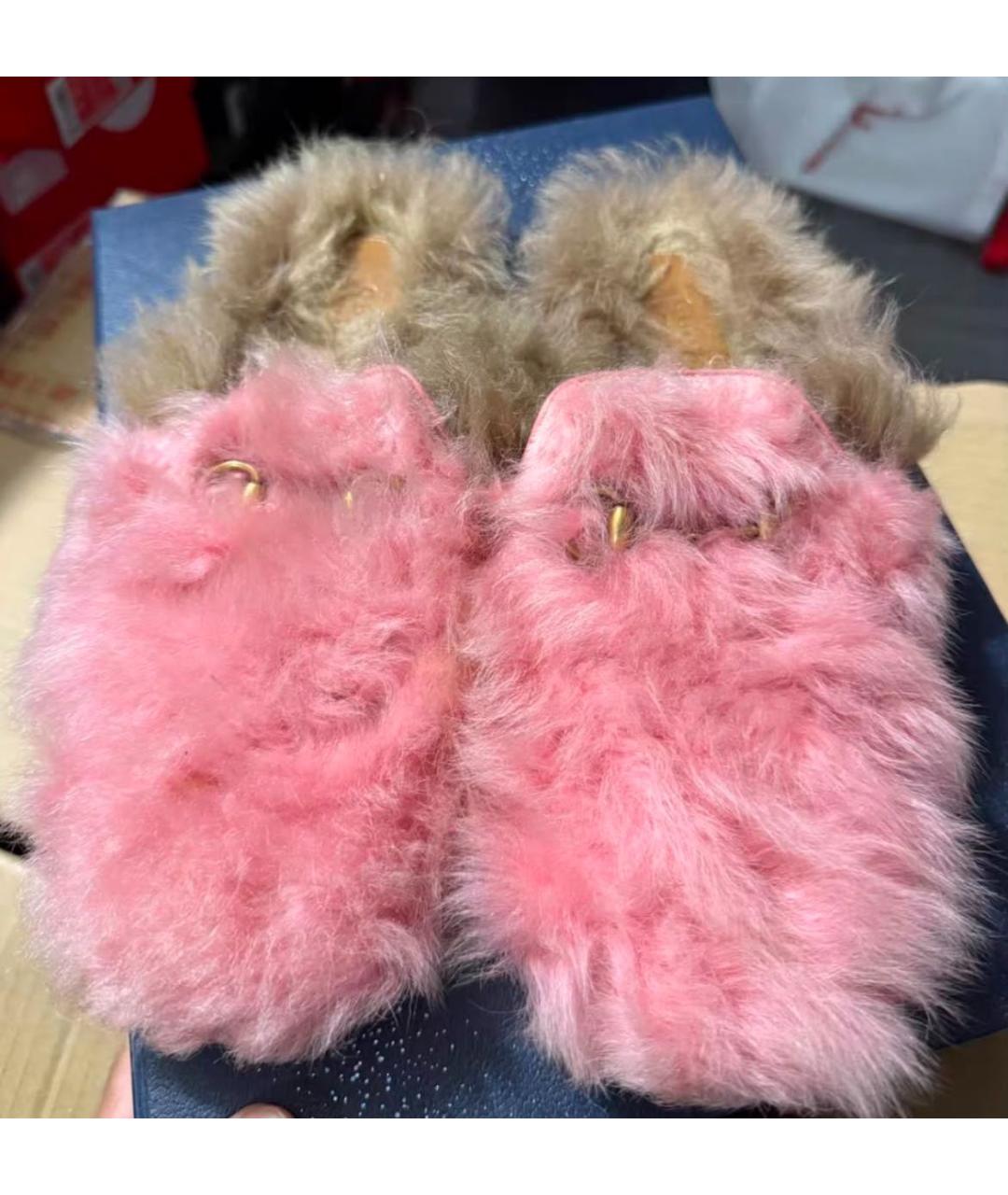 GUCCI Коралловые мюли из экзотической кожи, фото 2