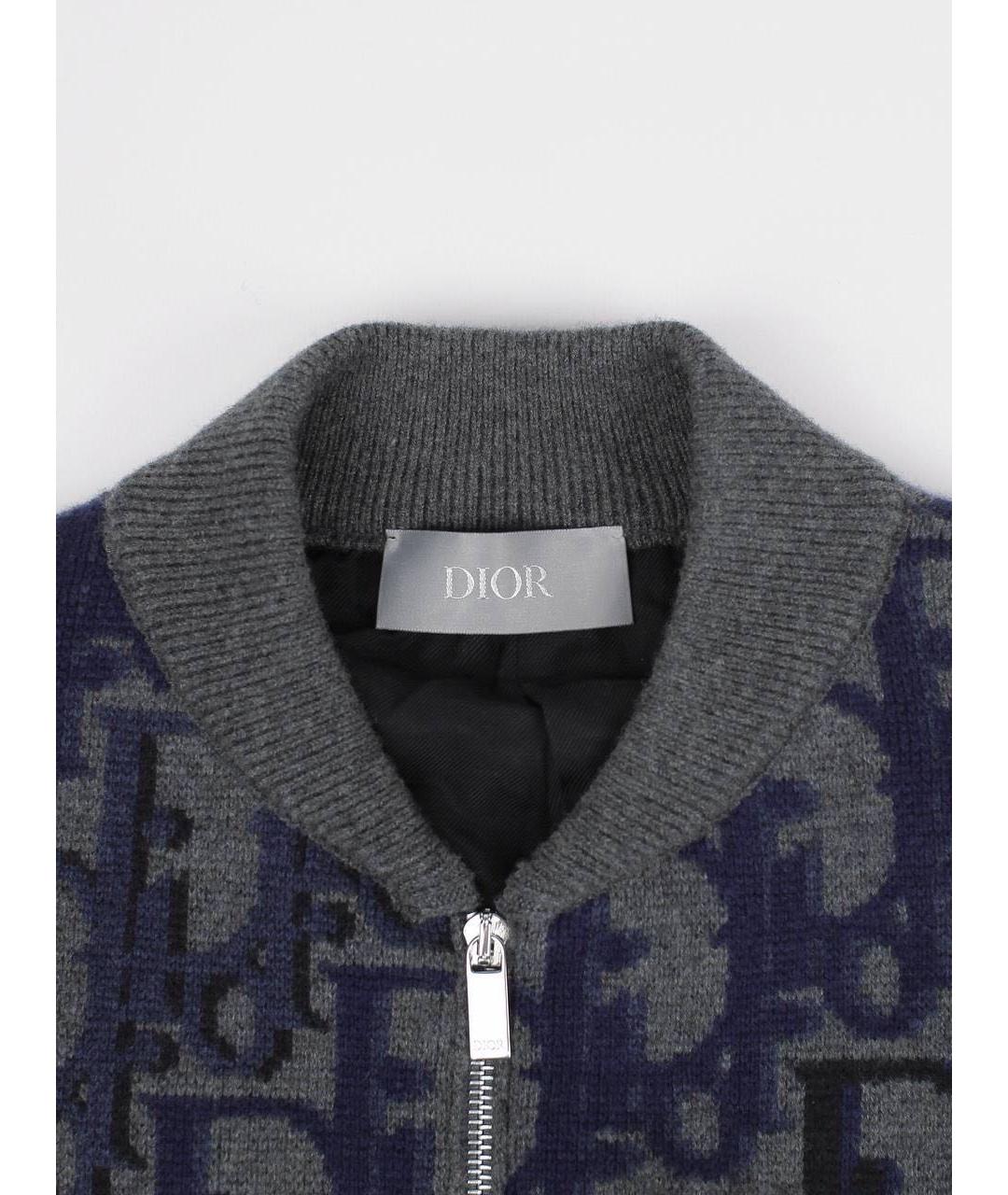 CHRISTIAN DIOR Серая шерстяная куртка, фото 4
