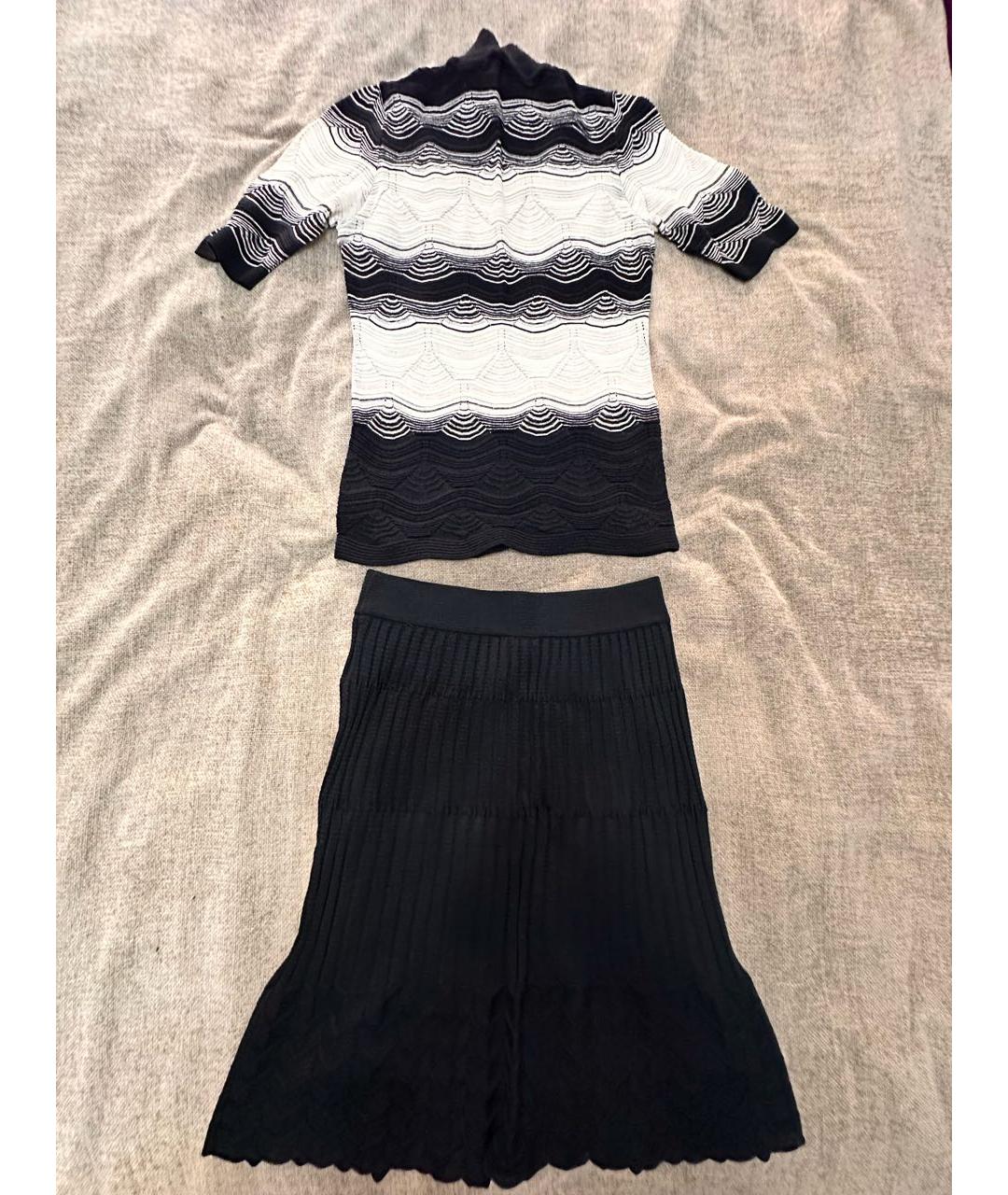 M MISSONI Черный вискозный костюм с юбками, фото 5