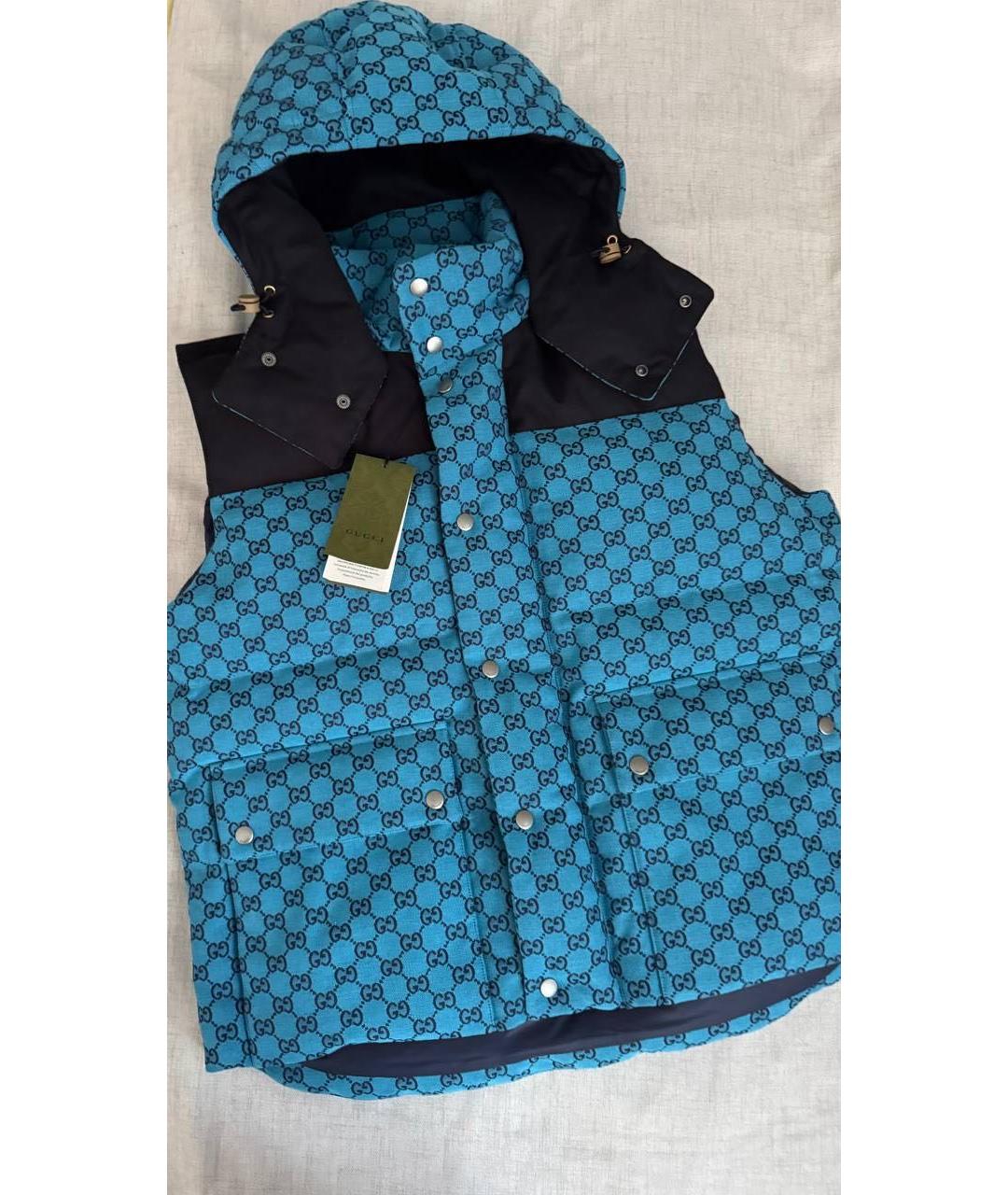 GUCCI Голубой жилет, фото 4