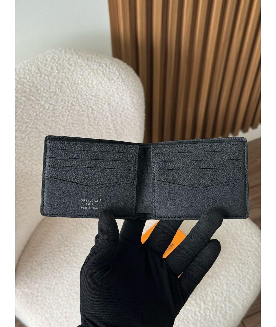 LOUIS VUITTON Черный кошелек, фото 4