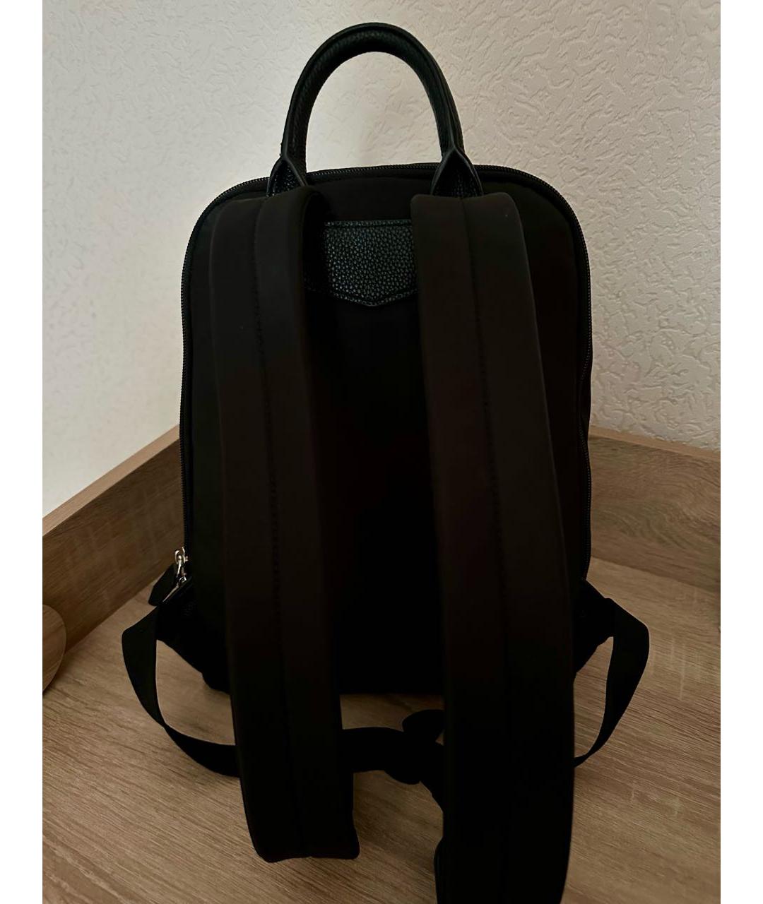 EMPORIO ARMANI Черная поясная сумка, фото 4