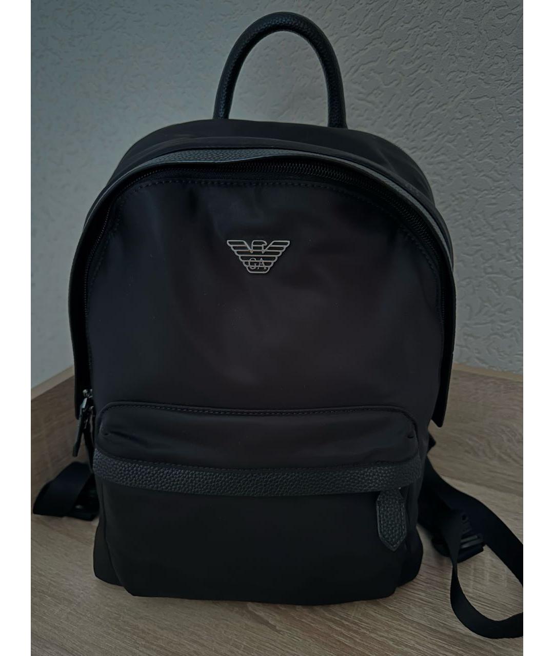 EMPORIO ARMANI Черная поясная сумка, фото 3