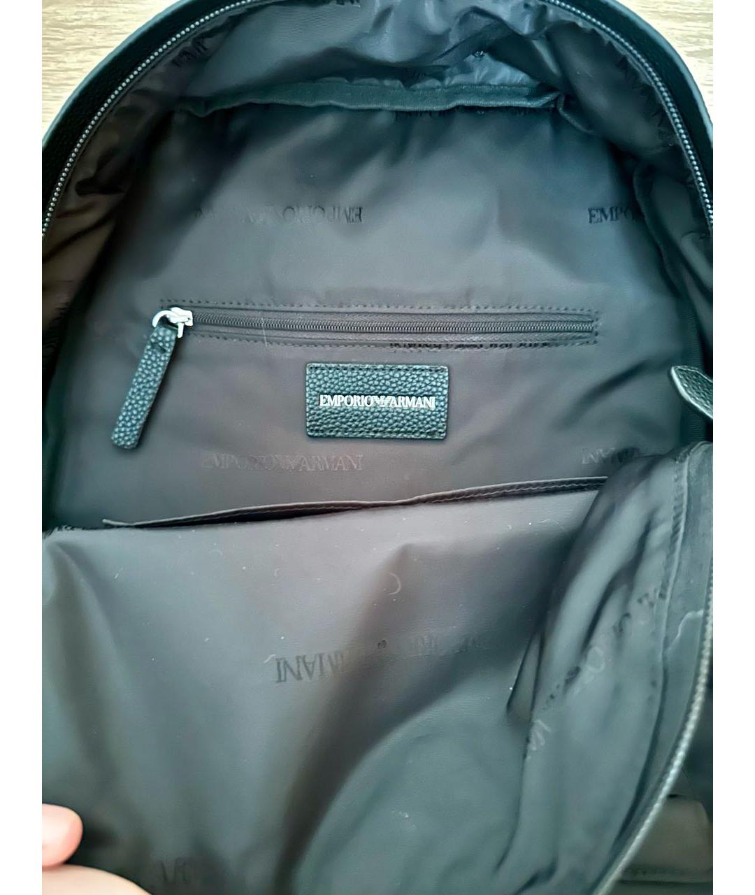 EMPORIO ARMANI Черная поясная сумка, фото 5