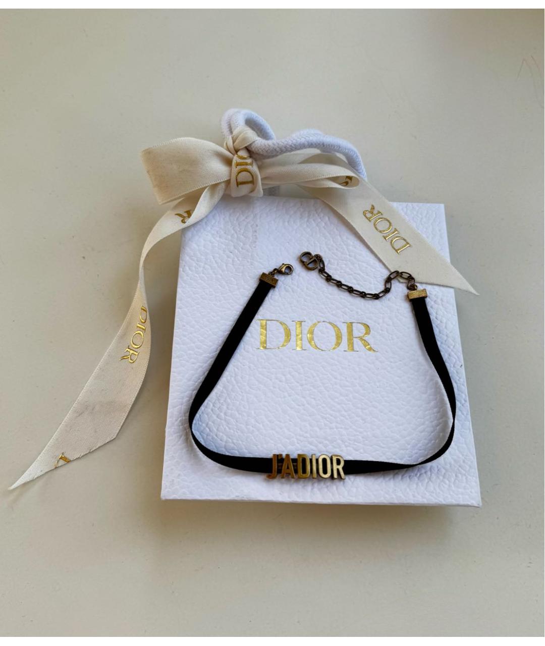 CHRISTIAN DIOR Черный чокер, фото 5