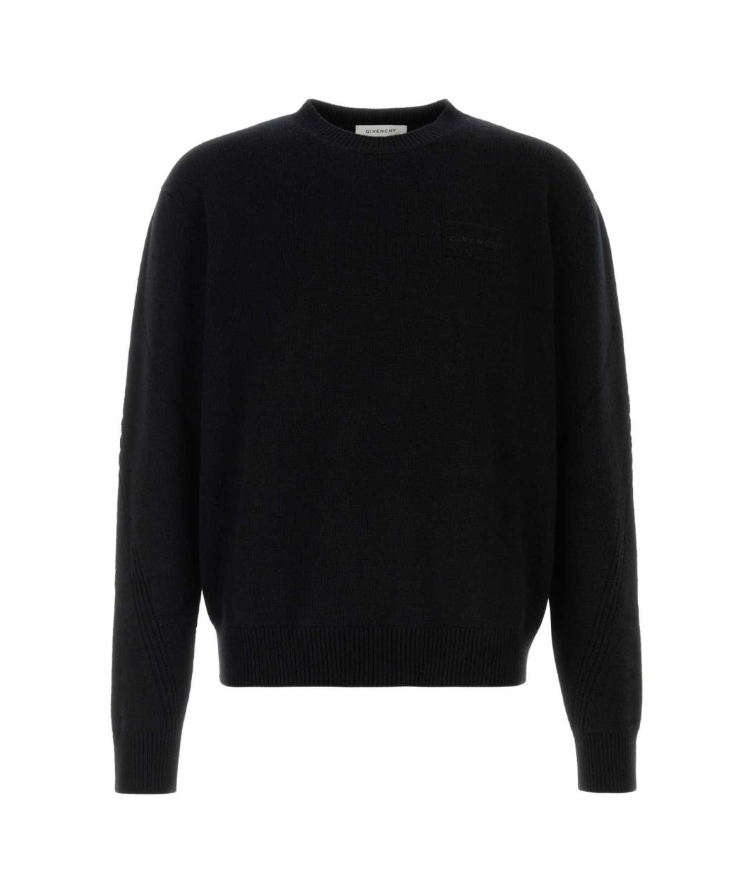 GIVENCHY Черный шерстяной джемпер / свитер, фото 1