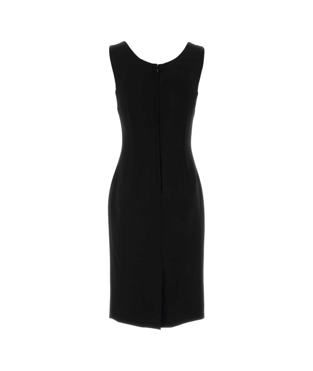 DOLCE&GABBANA Черное шерстяное платье, фото 2