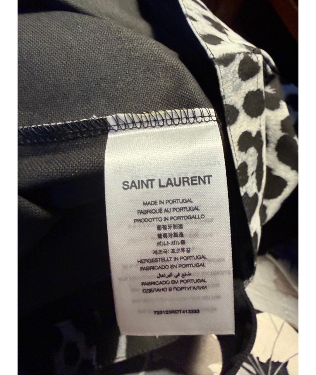 SAINT LAURENT Мульти хлопковая сумка тоут, фото 4