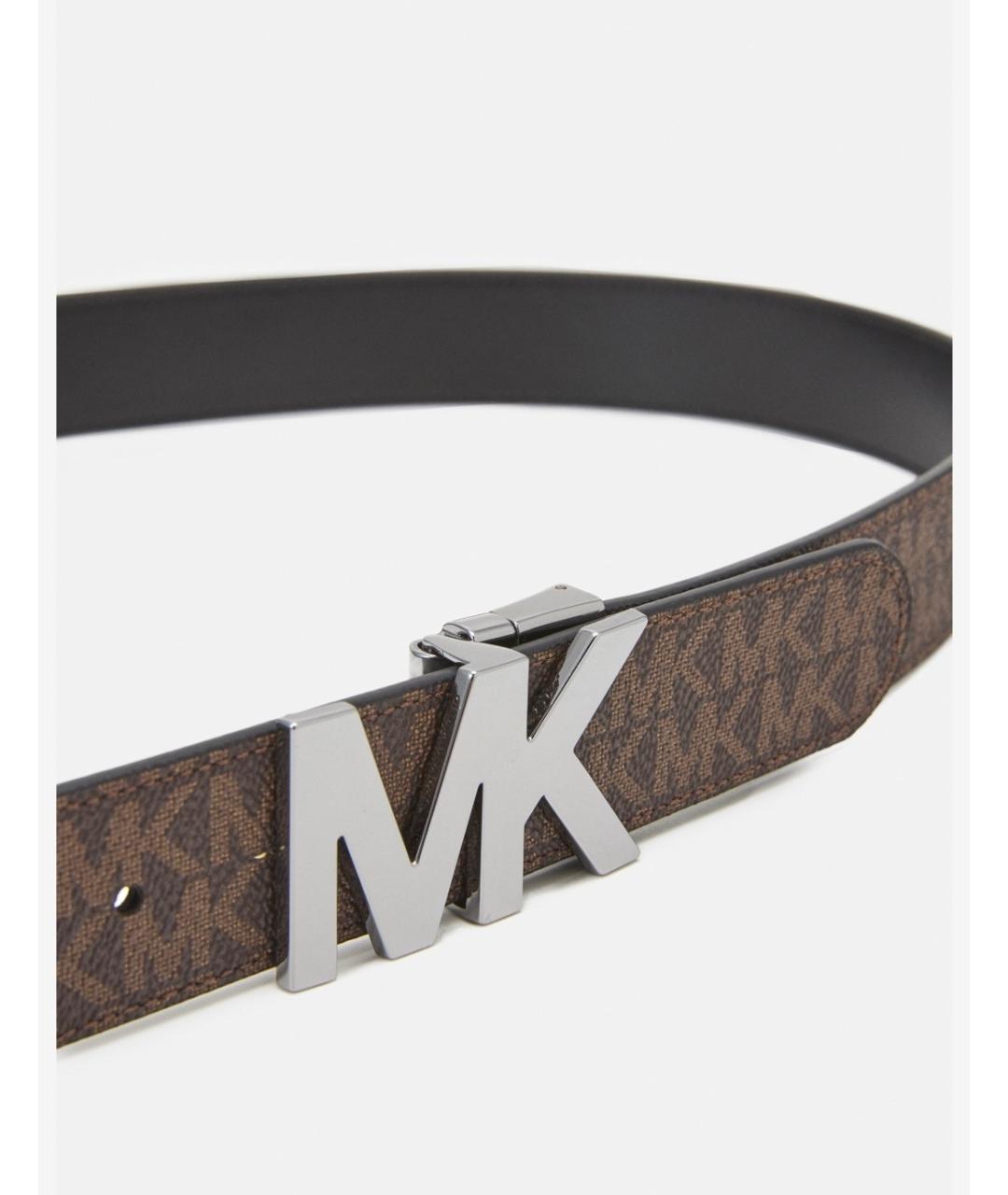 MICHAEL KORS Коричневый кожаный ремень, фото 5