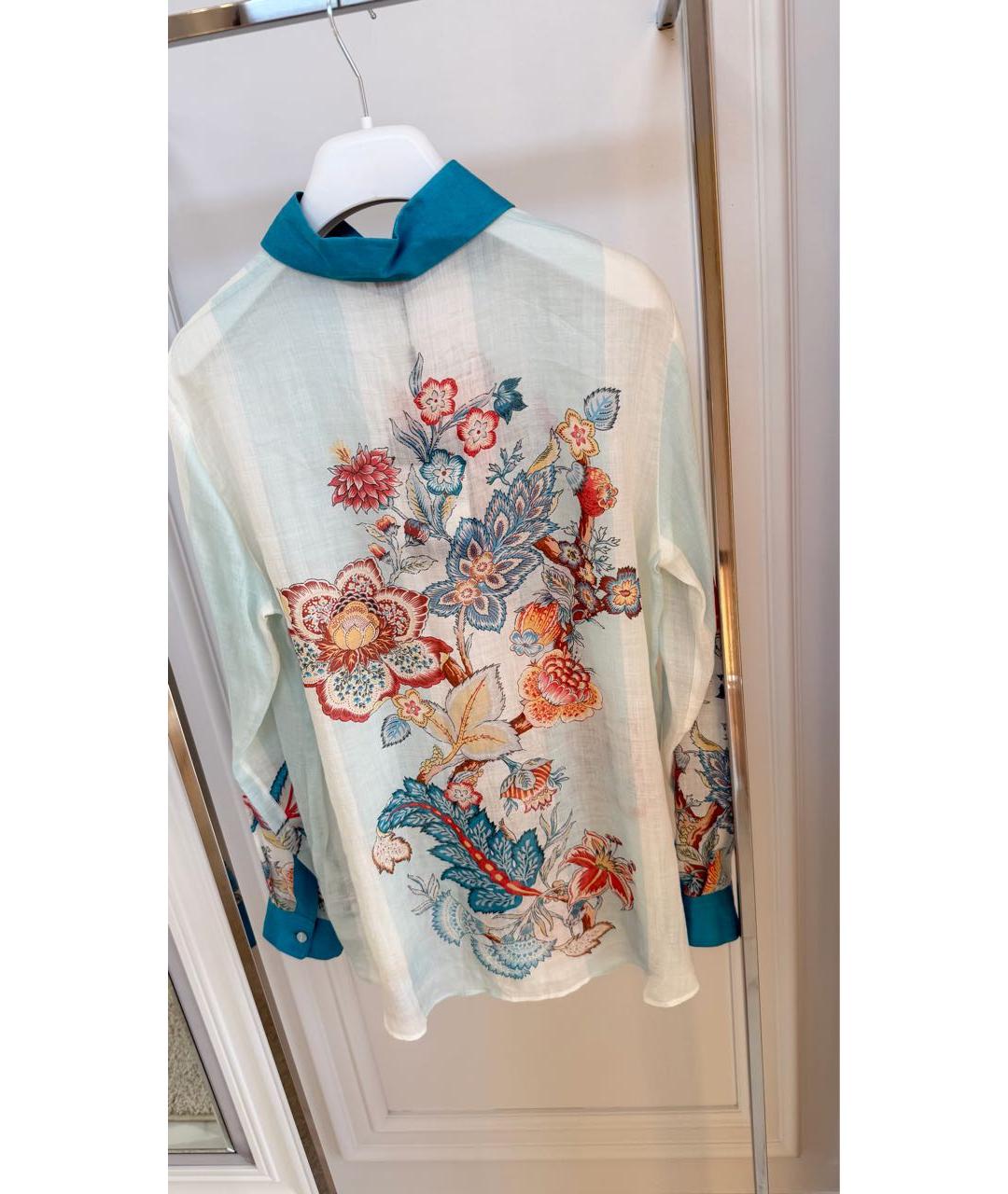 ETRO Белая хлопковая рубашка, фото 3