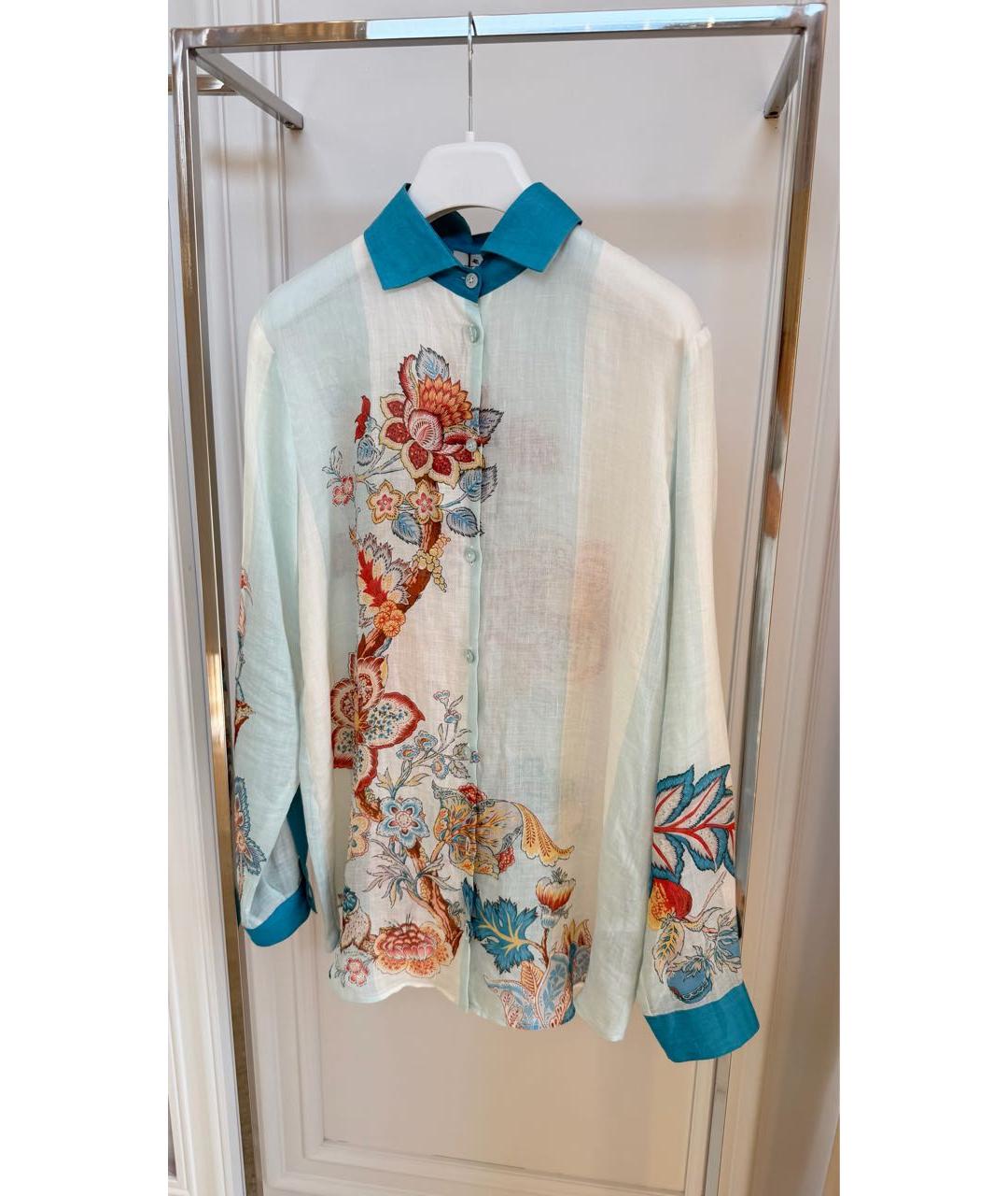 ETRO Белая хлопковая рубашка, фото 2