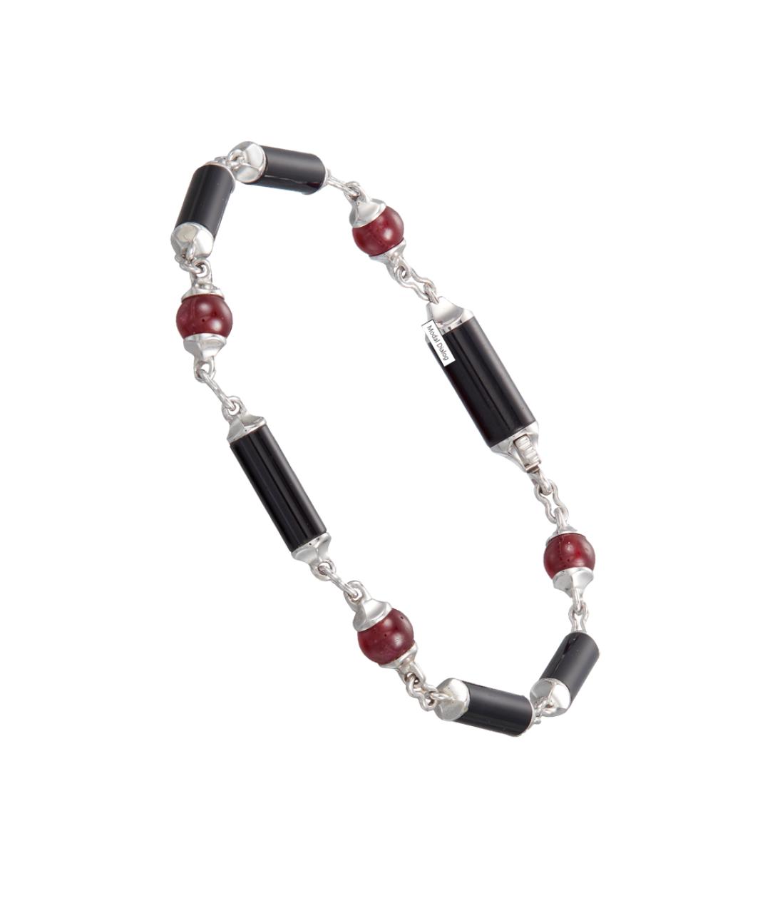 CARTIER Черный браслет из белого золота, фото 5