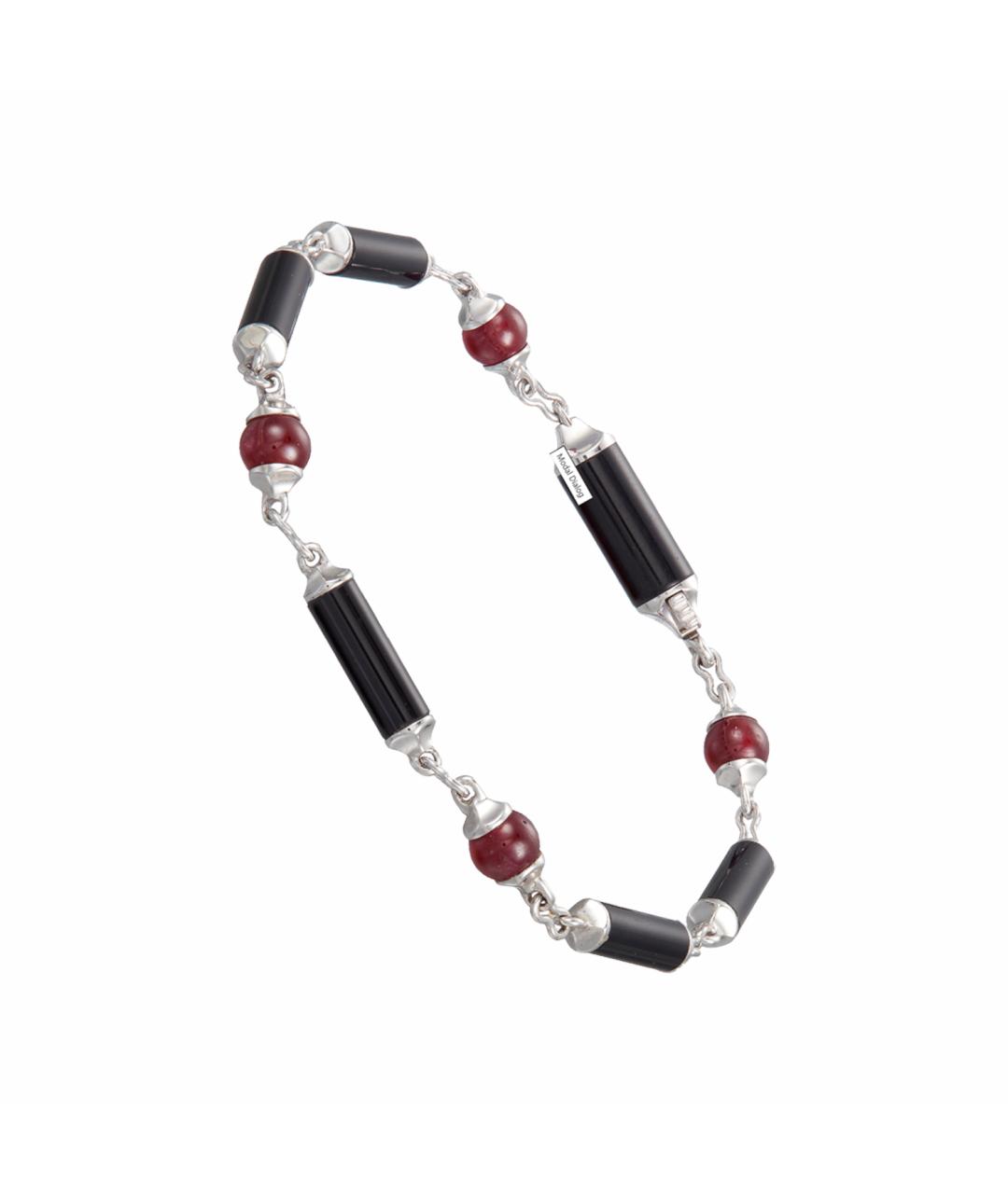 CARTIER Черный браслет из белого золота, фото 1