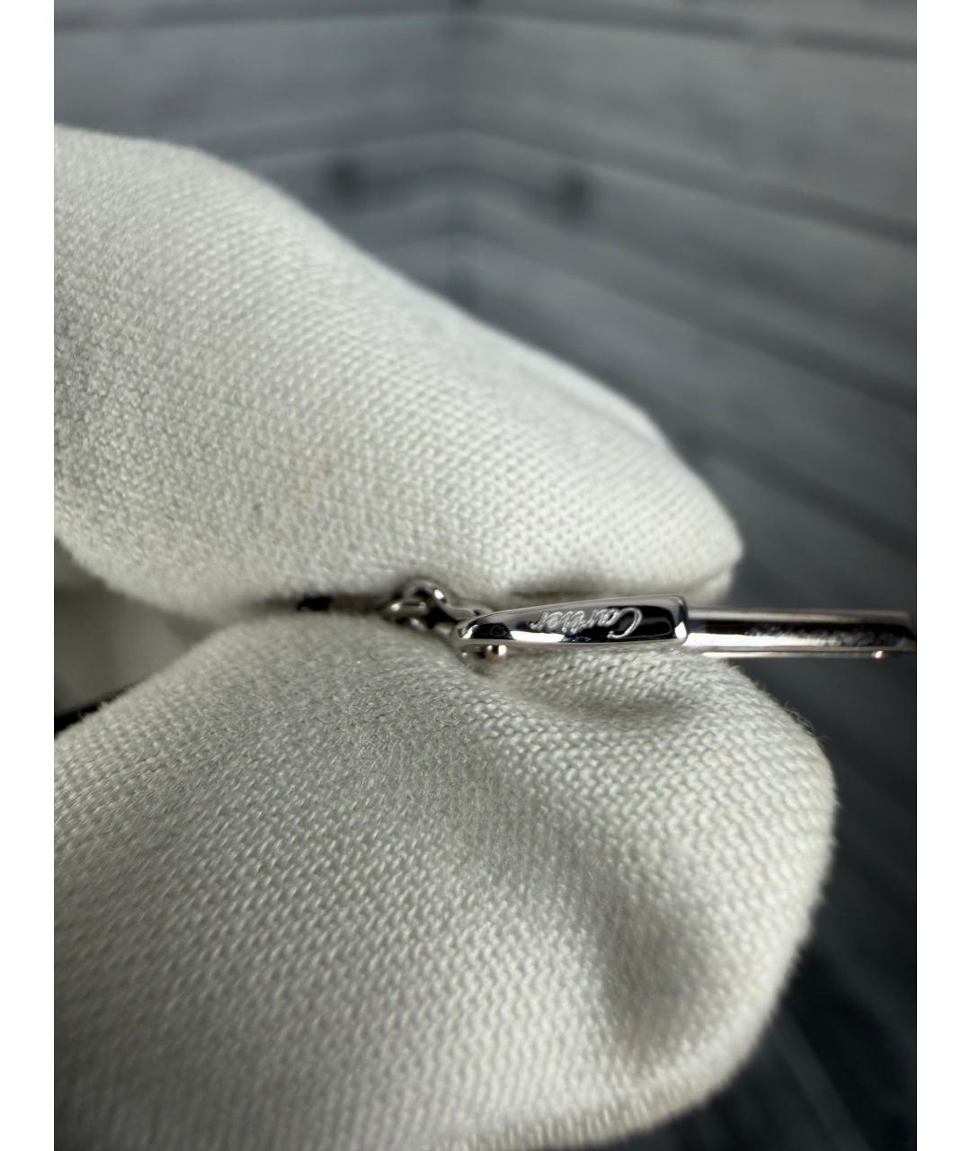 CARTIER Черный браслет из белого золота, фото 3
