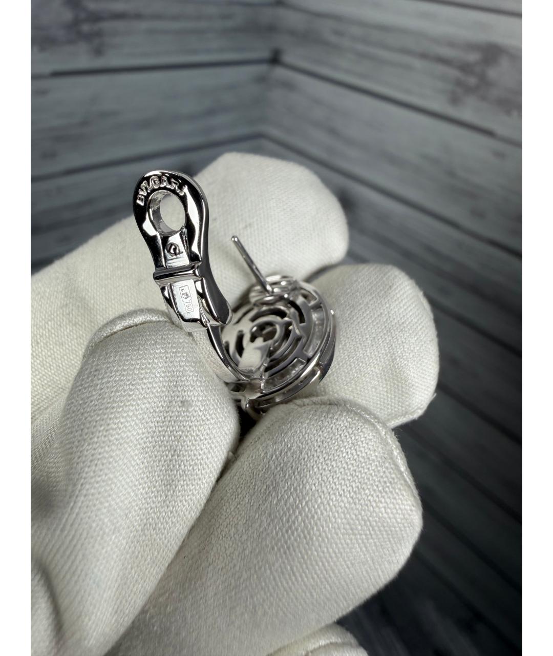 BVLGARI Серьги из белого золота, фото 4