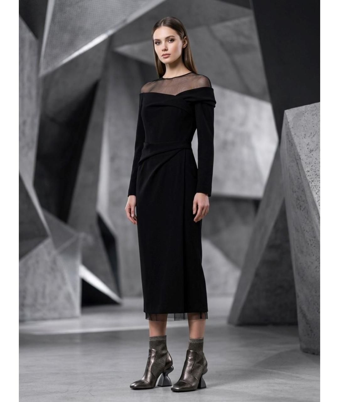 ERMANNO SCERVINO Черное вечернее платье, фото 6