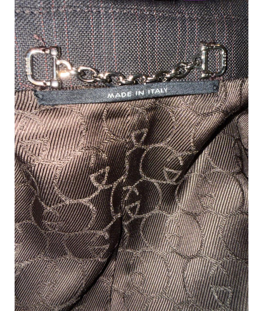 GUCCI Коричневый шерстяной жакет/пиджак, фото 5