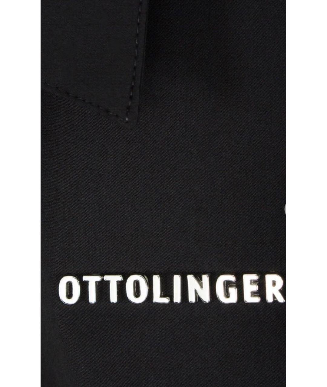 OTTOLINGER Черная хлопковая рубашка, фото 5