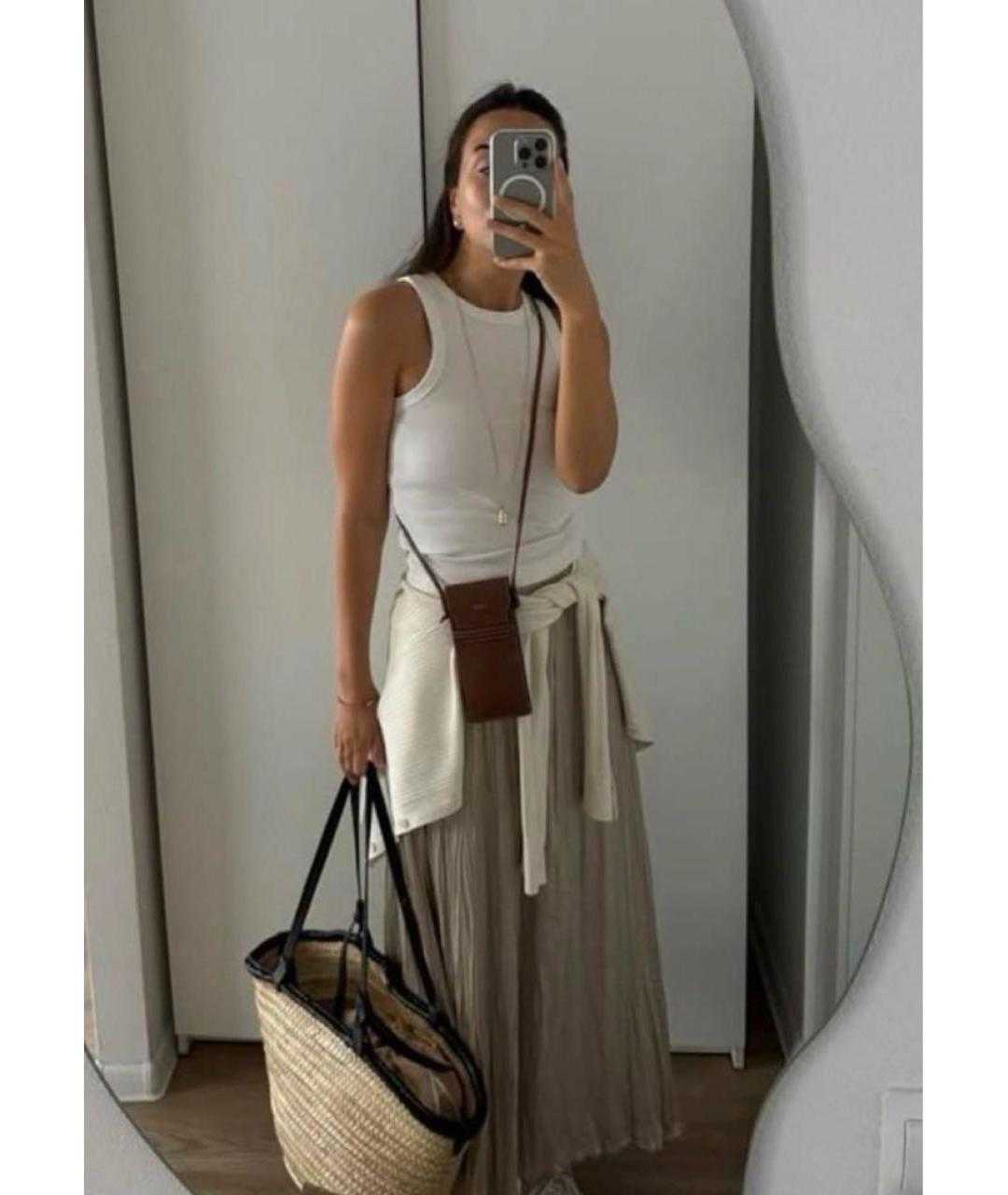 CELINE Коричневая сумка через плечо, фото 3