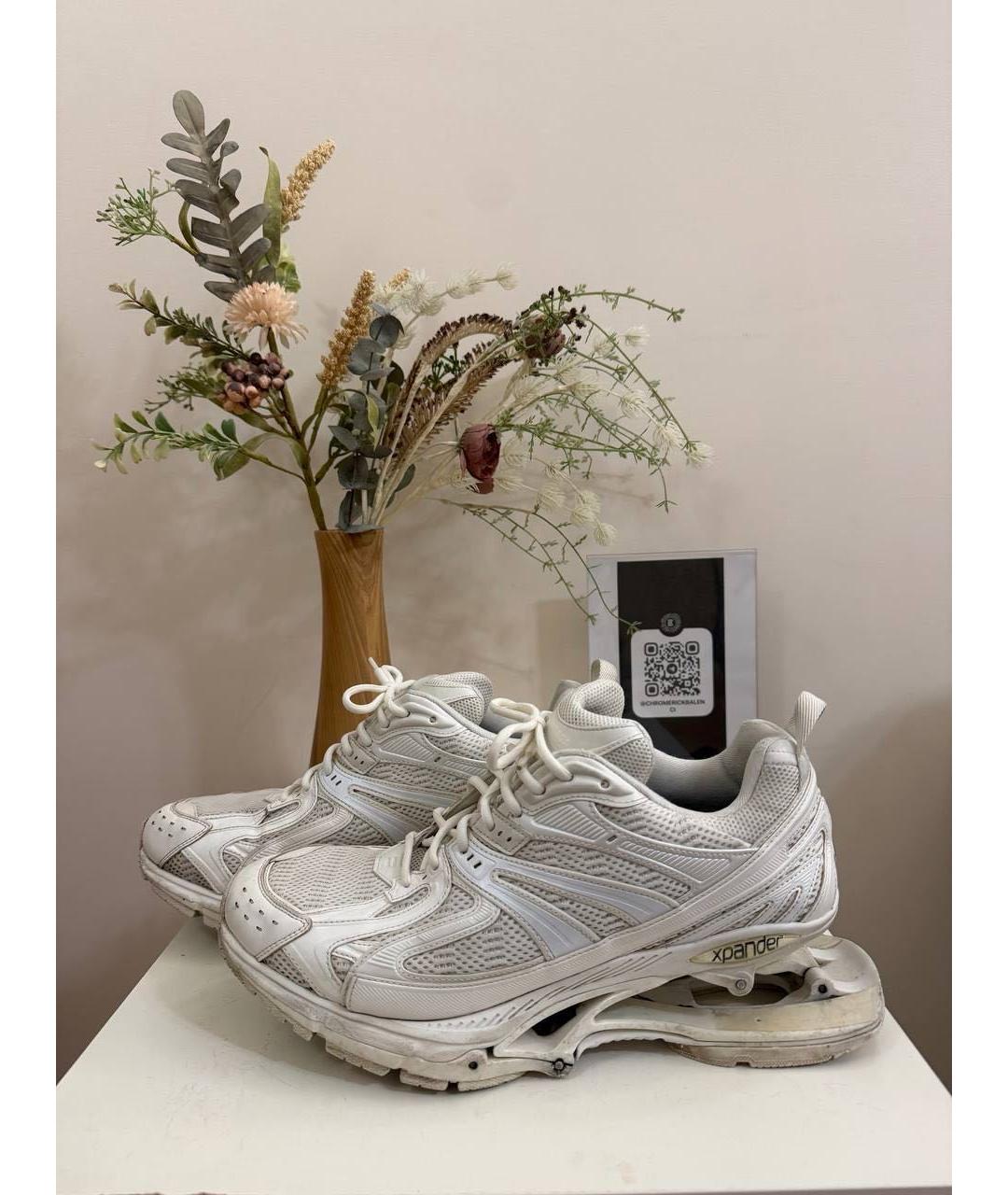 BALENCIAGA Белые низкие кроссовки / кеды, фото 3