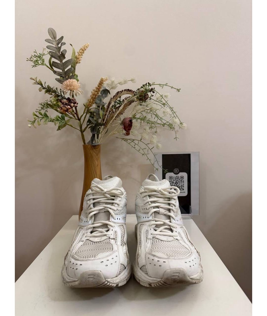 BALENCIAGA Белые низкие кроссовки / кеды, фото 2