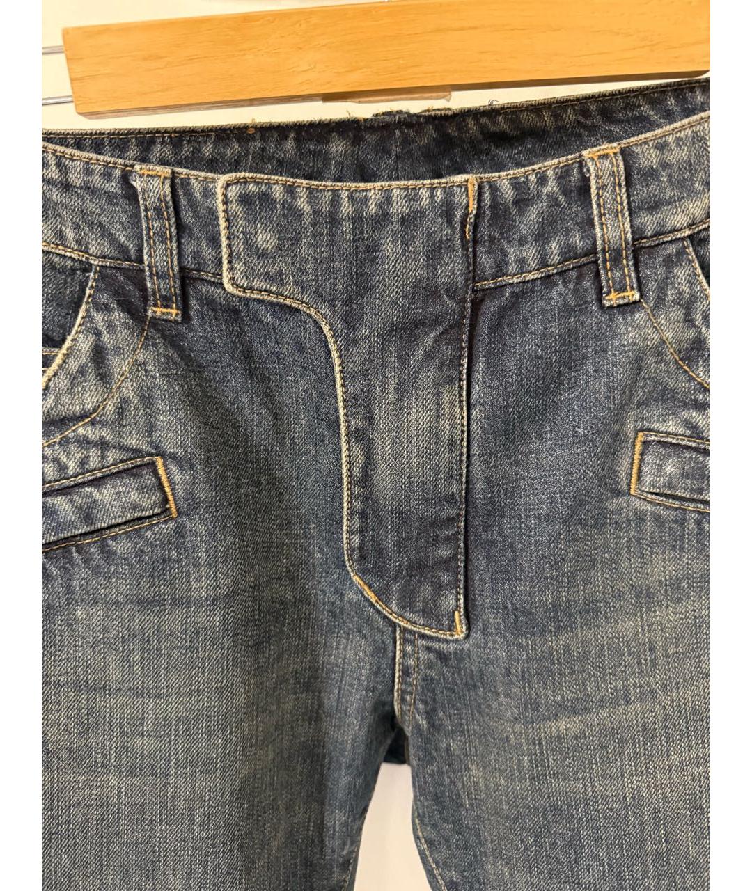 BALMAIN Темно-синие хлопковые джинсы скинни, фото 3