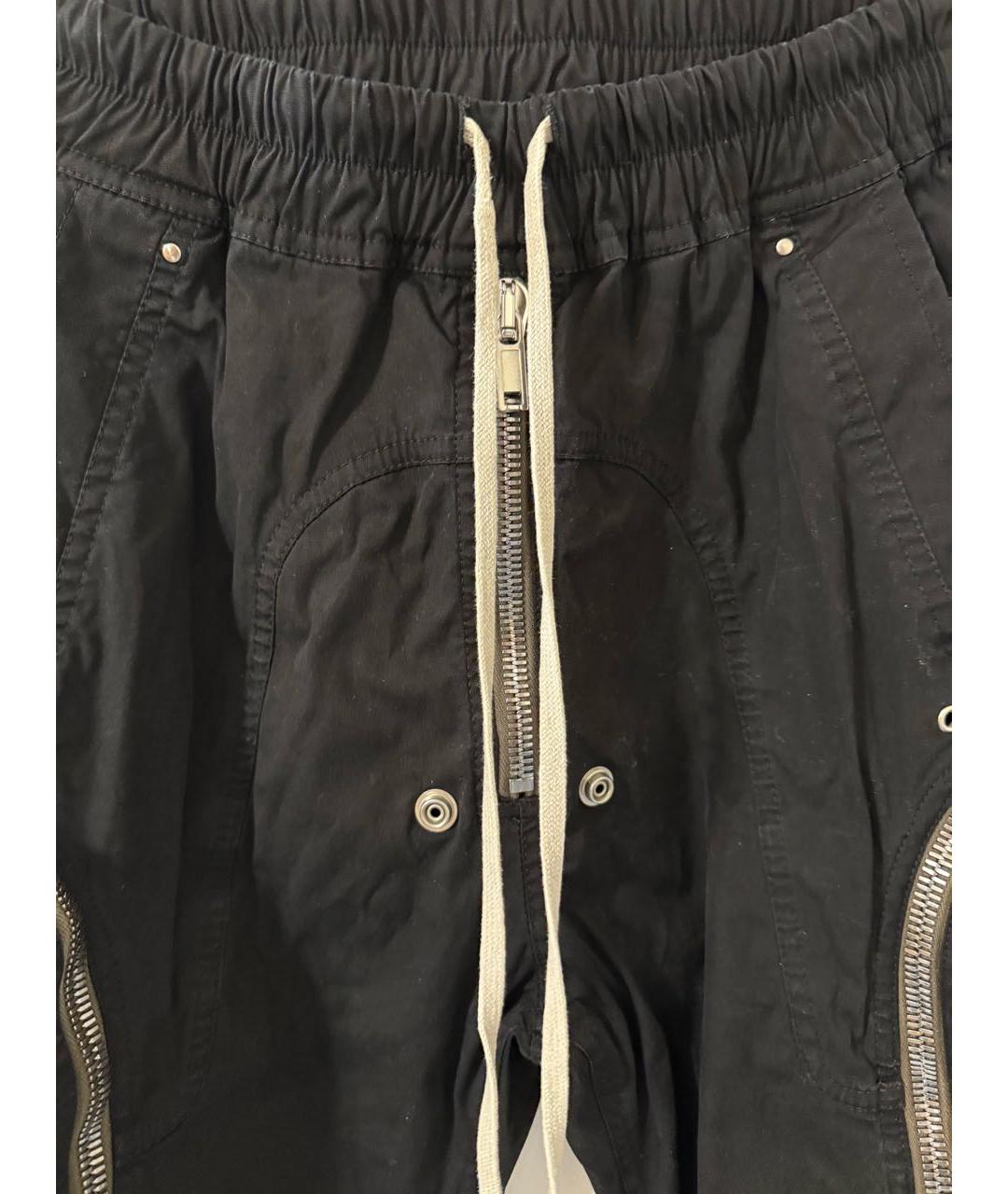 RICK OWENS Черные повседневные брюки, фото 4