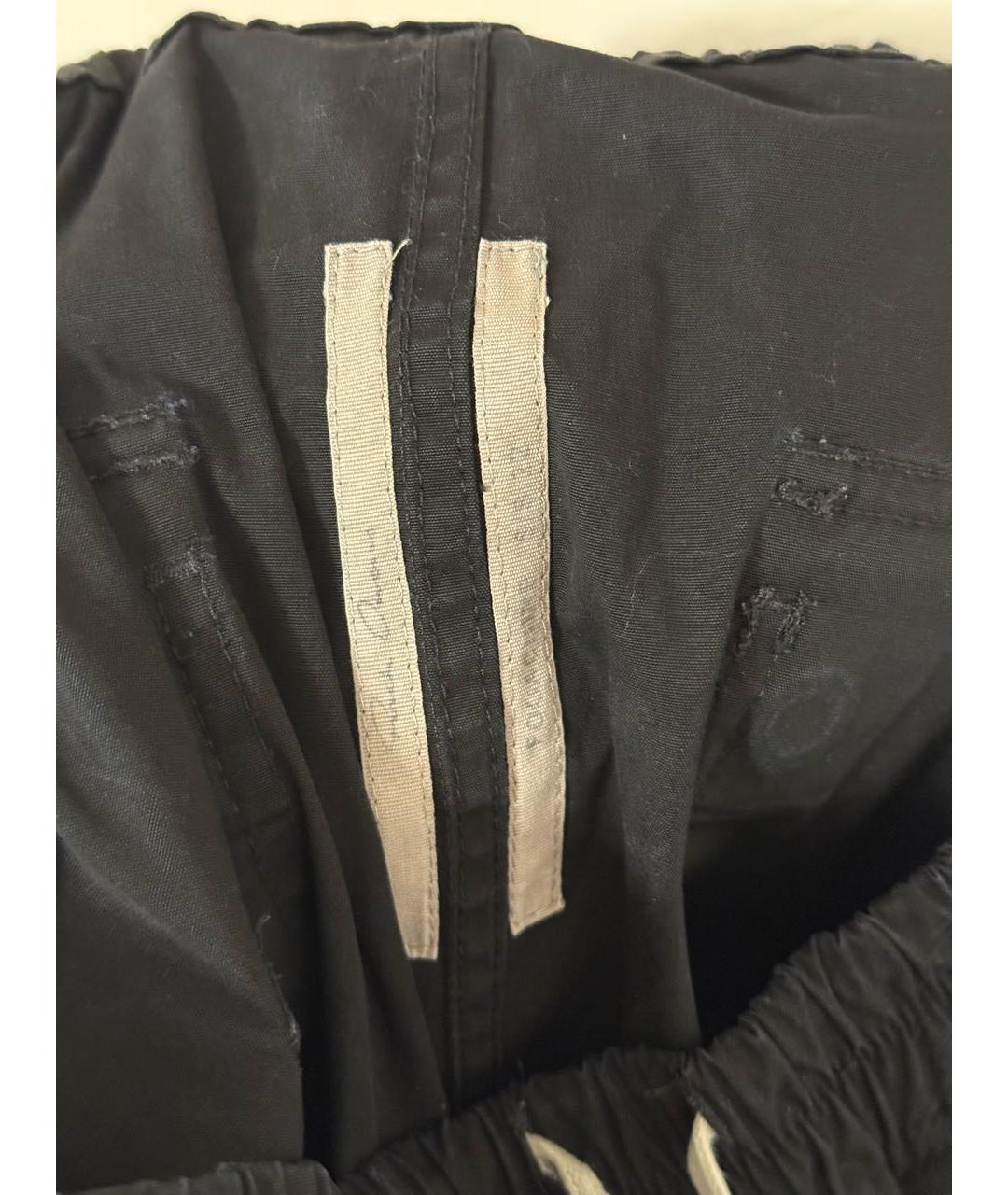 RICK OWENS Черные повседневные брюки, фото 6